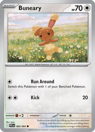 Buneary 083/094 - Reverse Holofoil ME02 Phantasmal Flames - Common