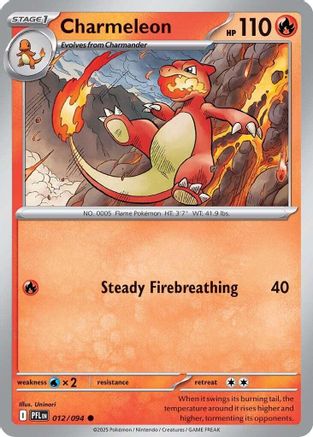 Charmeleon 012/094 ME02 Phantasmal Flames - Common
