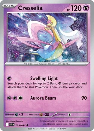 Cresselia 039/094 ME02 Phantasmal Flames - Uncommon