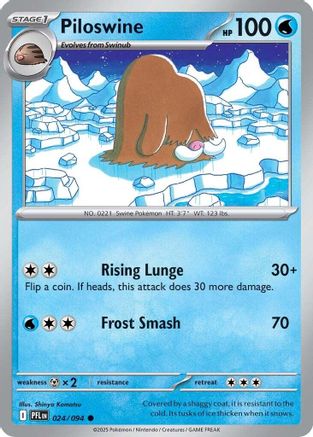 Piloswine 024/094 ME02 Phantasmal Flames - Common