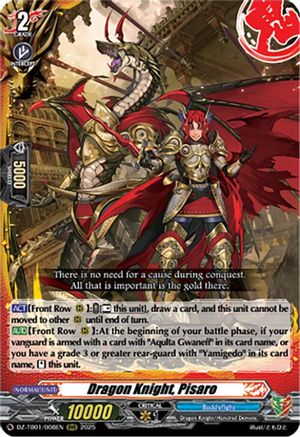 Dragon Knight, Pisaro (DZ-TB01/008EN) - DZ-TB01: Future Card Buddyfight