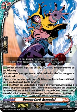 Demon Lord, Asmodai (DZ-TB01/034EN) - DZ-TB01: Future Card Buddyfight