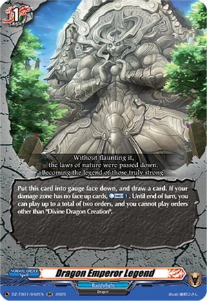 Dragon Emperor Legend (DZ-TB01/042EN) - DZ-TB01: Future Card Buddyfight