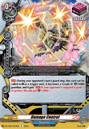 Damage Control (DZ-TB01/077EN) - DZ-TB01: Future Card Buddyfight