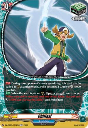 Chillax! (DZ-TB01/113EN) - DZ-TB01: Future Card Buddyfight