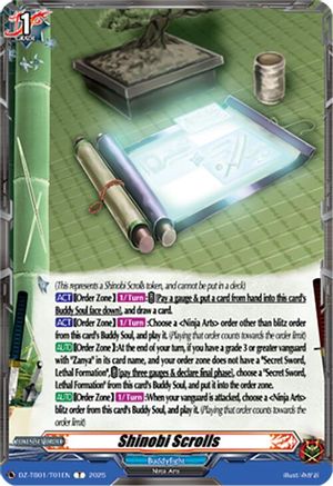 Shinobi Scrolls (DZ-TB01/T01EN) - DZ-TB01: Future Card Buddyfight