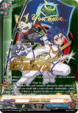 Katana World (SFR) (DZ-TB01/SFR04EN) - DZ-TB01: Future Card Buddyfight