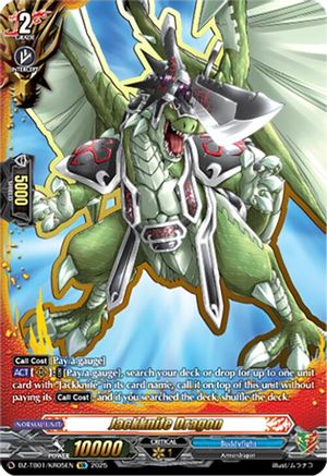 Jackknife Dragon (KR) (DZ-TB01/KR05EN) - DZ-TB01: Future Card Buddyfight