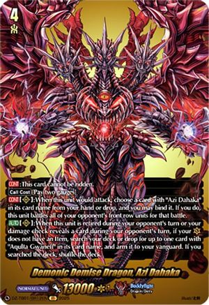 Demonic Demise Dragon, Azi Dahaka (BR) (DZ-TB01/BR12EN) - DZ-TB01: Future Card Buddyfight
