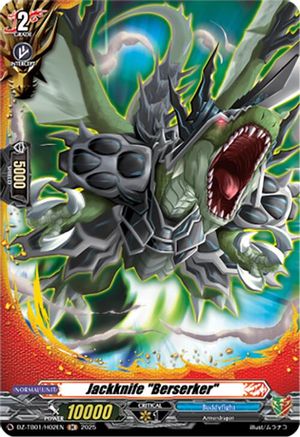 Jackknife "Berserker" (H) (DZ-TB01/H02EN) - DZ-TB01: Future Card Buddyfight