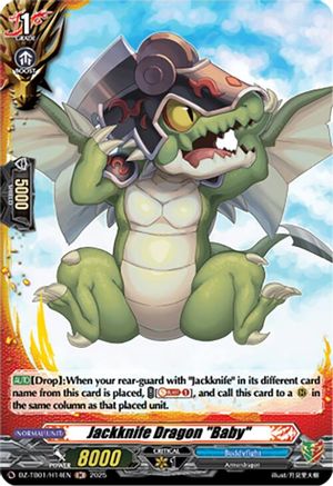 Jackknife Dragon "Baby" (H) (DZ-TB01/H14EN) - DZ-TB01: Future Card Buddyfight