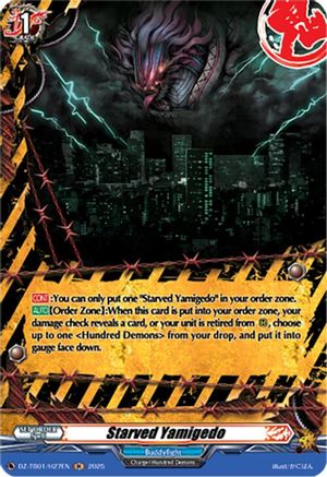 Starved Yamigedo (H) (DZ-TB01/H27EN) - DZ-TB01: Future Card Buddyfight