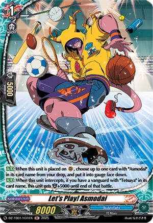 Let's Play! Asmodai (H) (DZ-TB01/H31EN) - DZ-TB01: Future Card Buddyfight