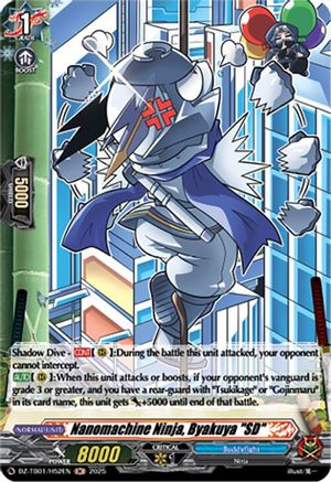 Nanomachine Ninja, Byakuya "SD" (H) (DZ-TB01/H52EN) - DZ-TB01: Future Card Buddyfight