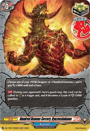 Hundred Demons Sorcery, Ryuzenshakuma (H) (DZ-TB01/H69EN) - DZ-TB01: Future Card Buddyfight
