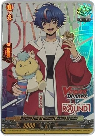 Having Fun at Round1, Akina Myodo (Foil) (D-PR/802EN-S) - D Promo Cards