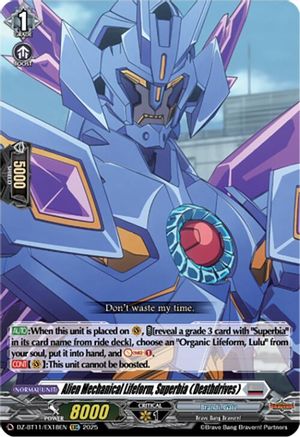 Alien Mechanical Lifeform, Superbia (Deathdrives) (DZ-BT11/EX18EN) - DZ-BT11: Symphony of Might & Bloom