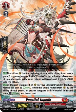 Venatiol, Lugeila (DZ-BT11/021EN) - DZ-BT11: Symphony of Might & Bloom