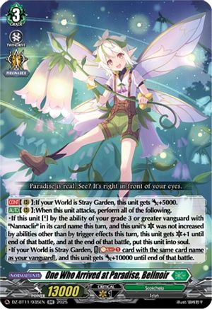 One Who Arrived at Paradise, Bellnoir (DZ-BT11/035EN) - DZ-BT11: Symphony of Might & Bloom