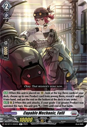 Capable Mechanic, Fafil (DZ-BT11/052EN) - DZ-BT11: Symphony of Might & Bloom