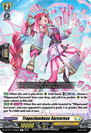 Trapeziumbase Sorceress (DZ-BT11/056EN) - DZ-BT11: Symphony of Might & Bloom