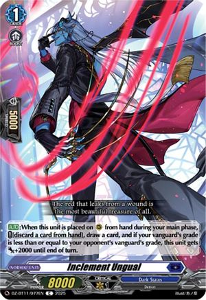 Inclement Ungual (DZ-BT11/077EN) - DZ-BT11: Symphony of Might & Bloom