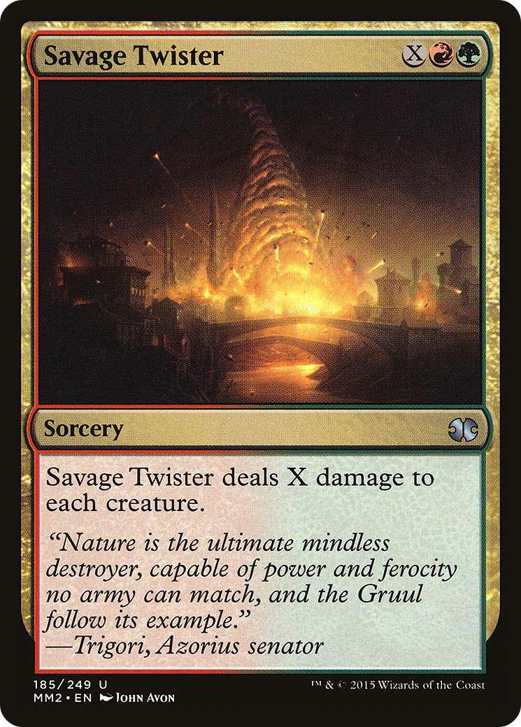 Savage Twister (MM2-185) - Modern Masters 2015 Foil