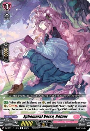 Ephemeral Verse, Ratuur (DZ-BT11/116EN) - DZ-BT11: Symphony of Might & Bloom