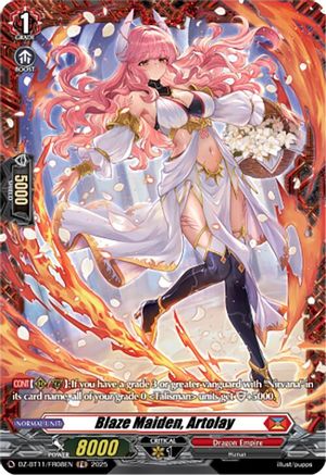 Blaze Maiden, Artolay (FR) (DZ-BT11/FR08EN) - DZ-BT11: Symphony of Might & Bloom