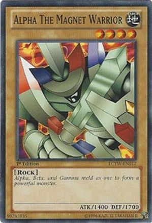Alpha the Magnet Warrior (LCYW-EN012) - Legendary Collection 3: Yugi's World 1st Edition