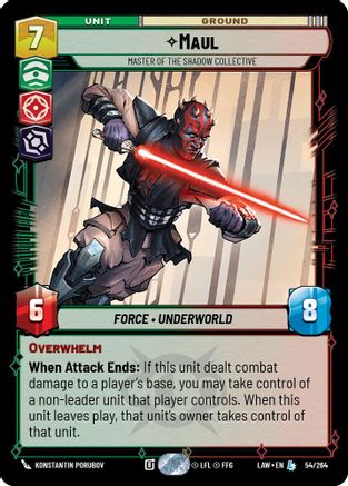Maul - Master of the Shadow Collective (54/264) - A Lawless Time