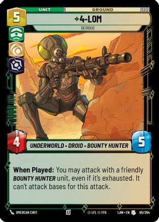 4-LOM - Devious (65/264) - A Lawless Time