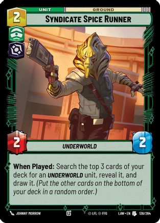 Syndicate Spice Runner (136/264) - A Lawless Time