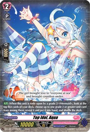 Top Idol, Aqua (DZ-LBT02/029EN) - DZ-LBT02: Lyrical Monasterio Season of Wonders