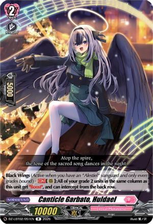 Canticle Garbato, Huldael (DZ-LBT02/051EN) - DZ-LBT02: Lyrical Monasterio Season of Wonders
