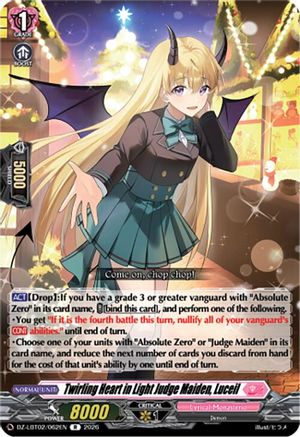 Twirling Heart in Light Judge Maiden, Luceil (DZ-LBT02/062EN) - DZ-LBT02: Lyrical Monasterio Season of Wonders