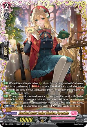 Awaited Letter Judge Maiden, Pureuche (FFR) (DZ-LBT02/FFR12EN) - DZ-LBT02: Lyrical Monasterio Season of Wonders