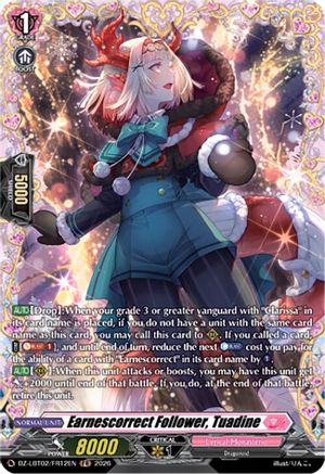 Earnescorrect Follower, Tuadine (FR) (DZ-LBT02/FR12EN) - DZ-LBT02: Lyrical Monasterio Season of Wonders