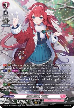 RaiZ:BlaZ, Folia (SR) (DZ-LBT02/SR06EN) - DZ-LBT02: Lyrical Monasterio Season of Wonders