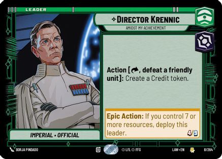 Director Krennic - Amidst My Achievement (8/264) - A Lawless Time