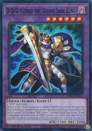 D/D/D Alfred the Divine Sage King (BPRO-EN033) - Burst Protocol 1st Edition