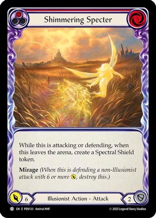 Shimmering Specter (Red) (PEN133) - Compendium of Rathe