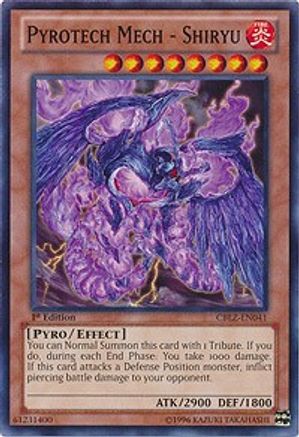 Pyrotech Mech - Shiryu (CBLZ-EN041) - Cosmo Blazer Unlimited