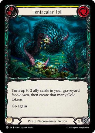 Tentacular Toll (Yellow) (PEN163) - Compendium of Rathe
