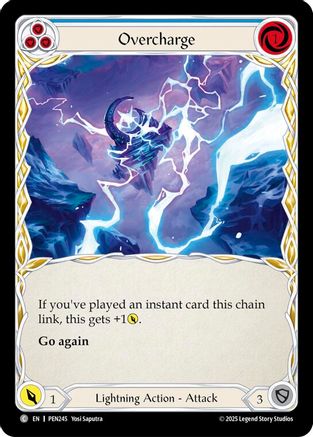 Overcharge (Blue) (PEN245) - Compendium of Rathe
