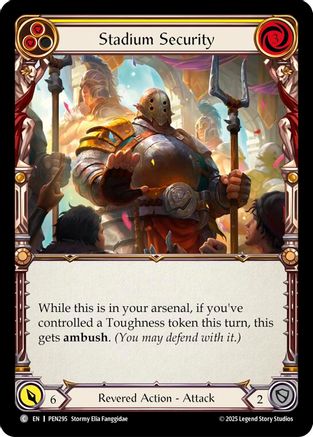 Stadium Security (Yellow) (PEN295) - Compendium of Rathe Rainbow Foil