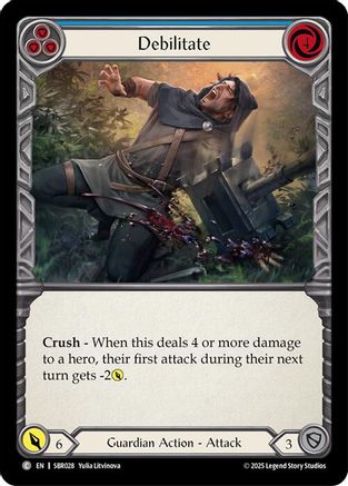 Debilitate (Blue) (SBR028) - Silver Age Chapter 1