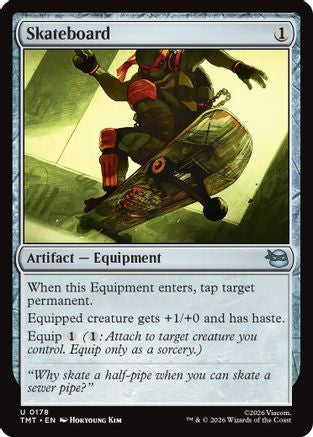 Skateboard (TMT-178) - Teenage Mutant Ninja Turtles Foil