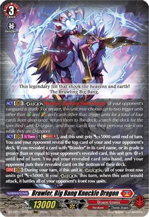 Brawler, Big Bang Knuckle Dragon (DZ-BT12/002EN) - DZ-BT12: Chasm of Lost Souls
