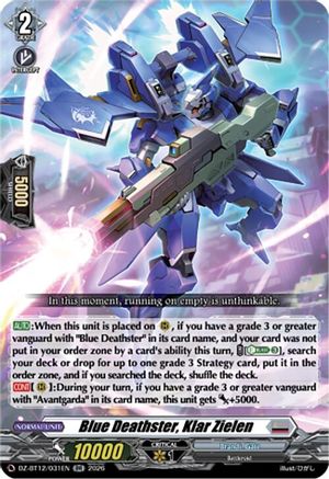 Blue Deathster, Klar Zielen (DZ-BT12/031EN) - DZ-BT12: Chasm of Lost Souls